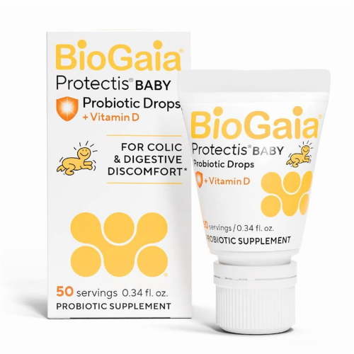 BioGaia Baby Probiotic Drops - Colic & Gas Relief, Digestive Aid for Infants, Daily Use, 50-Day Supply