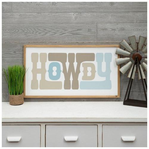 Howdy Wood Wall Decor