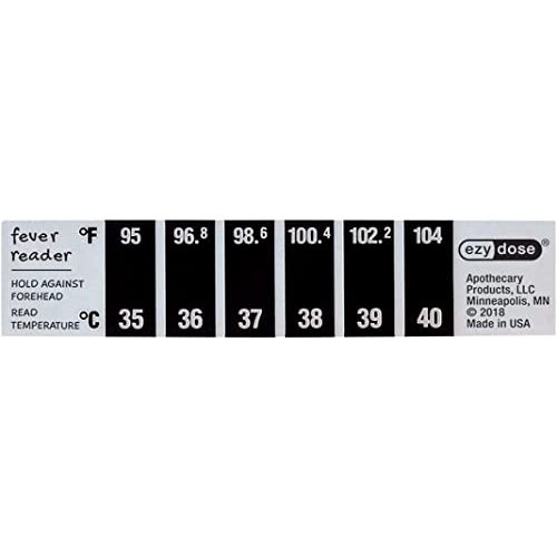 EZY DOSE Kids Thermometer for Fever for Baby and Toddler, Celsius & Fahrenheit, Reusable, Home & Travel, 10 ml