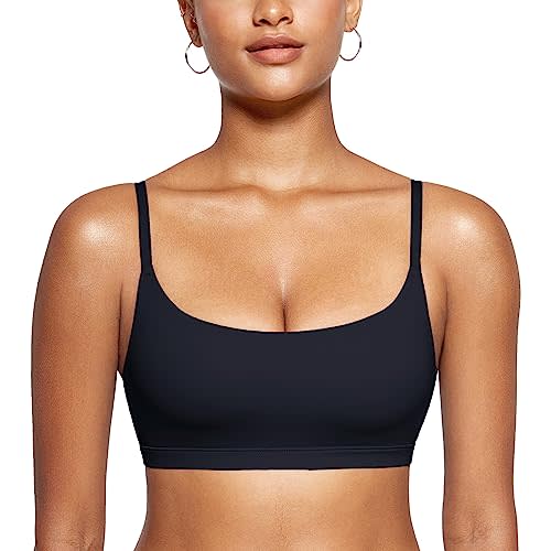 INLYRIC Women's Inbarely Bralettes Cami Bras No Underwire Wireless Seamless Unlined Comfort Sports Bra