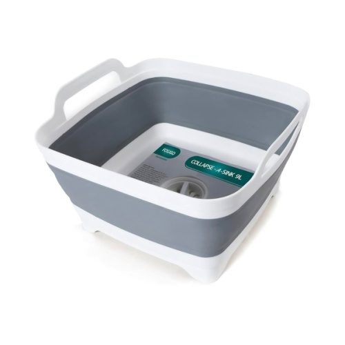 FOSJGO Collapsible Dish Basin with Drain Plug