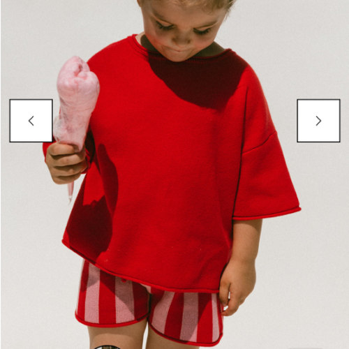 Oversized Knitted Shirt- Red – Fostered Collection