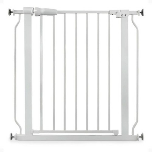 BalanceFrom Walk-Thru Safety Gate for Baby and Pets, Child Proof Fence for Doorways, Stairways, Hallways, 29.1" to 33.8" Opening, 30" Height, White