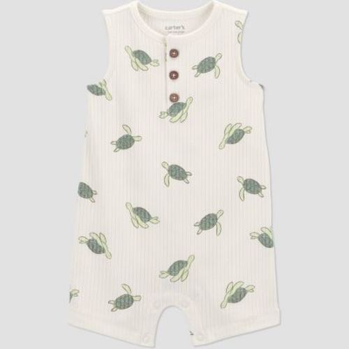 Carter's Just One You® Baby Boys' Turtle Romper - Green/Ivory 18M