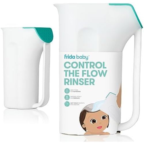 Frida Baby Control The Flow Bath Rinse Cup, Tear Free Rinser