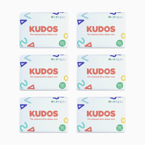 Kudos Diapers, Monthly Supply - Size 1, 210 Count
