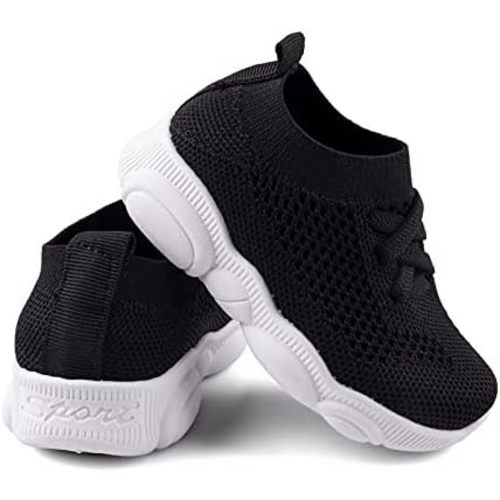 Baby Boy Girl First Walking Shoes Toddler Infant Mesh Sneakers Breathable Lightweight Non-slip Rubber Sole Summer