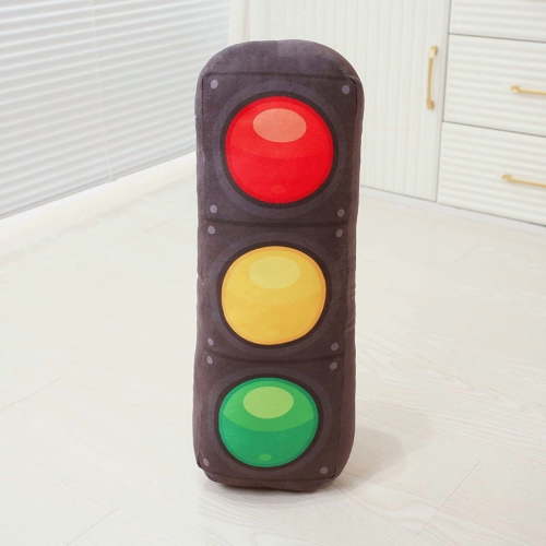 3D Traffic Light Signs Plush Toy Multicoloured Simulation Road Light Stuffed Soft Pillow Safety Traffic Maker Crosswalk Signal Model Plushie Education Gifts/15.8''