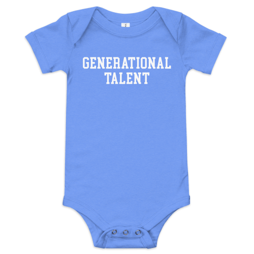 Generational Talent Onesie – BUSSIN WITH THE BOYS STORE