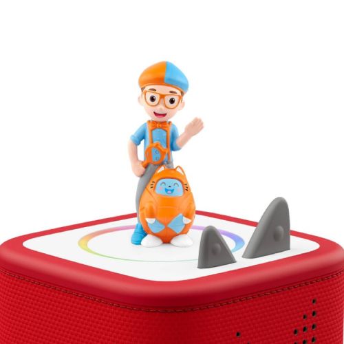 tonies Blippi Tonie Figurine: Speaks Phrases & Digital Music Player, Promotes Creative Thinking & Language Skills