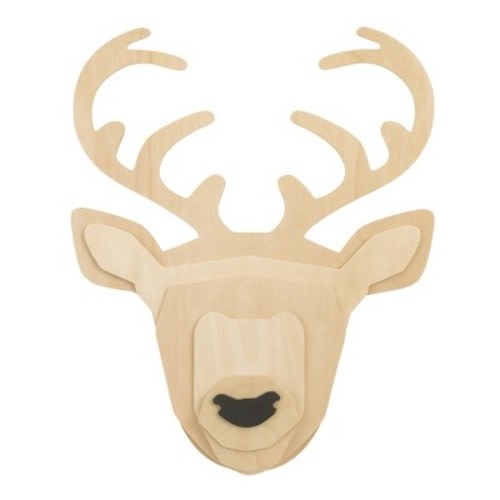 Little Love by NoJo Natural Wood Wall Decor - Deer 3D