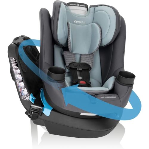 Evenflo REO by Revolve360 Rotational Convertible Car Seat (Holden)