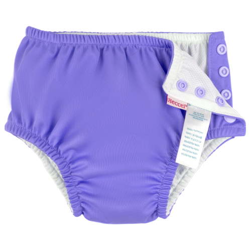 HECCEI Reusable Swim Diaper - Purple - 18M