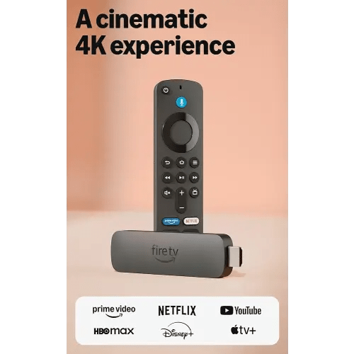 Amazon Fire TV Stick 4K Plus (newest model) with AI-powered Fire TV Search, Wi-Fi 6, stream over 1.8 million movies and shows, free & live TV
