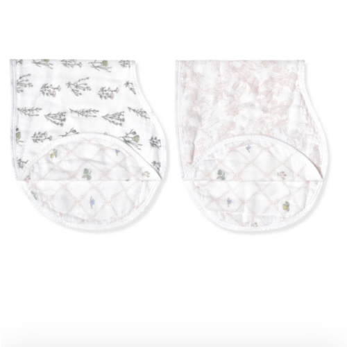 French Floral Silky Soft Burpy Bib | aden + anais