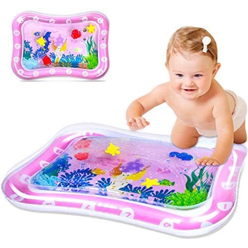 SEPHIX Baby Stuff for Newborn Toys 0-3-6-12 Months Girls Gifts, Infant Toys 0-6 Months Crawling Inflatable Water Tummy Time Mat, Montessori Activity Center for Babies Development Toys 6 to 12 Months