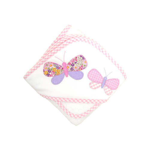 Butterfly Hooded Towel Set