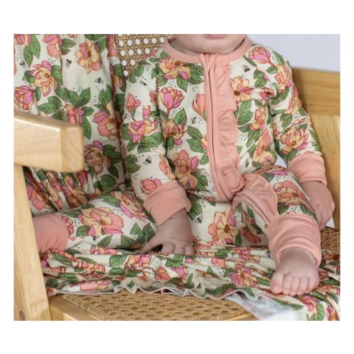Convertible Zip Pajamas - Magnolias – Goosies