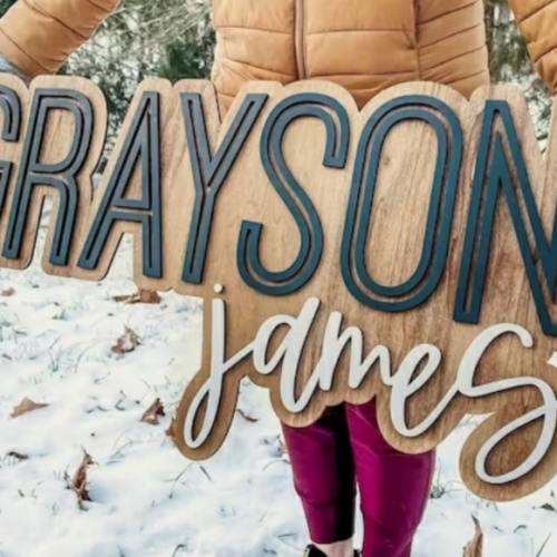 Large Wood Name Sign Nursery Name Sign Boho Nursery Sign  - Etsy