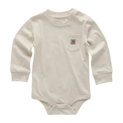 Carhartt Infant Boys' Logo Long Sleeve Snap Onesie