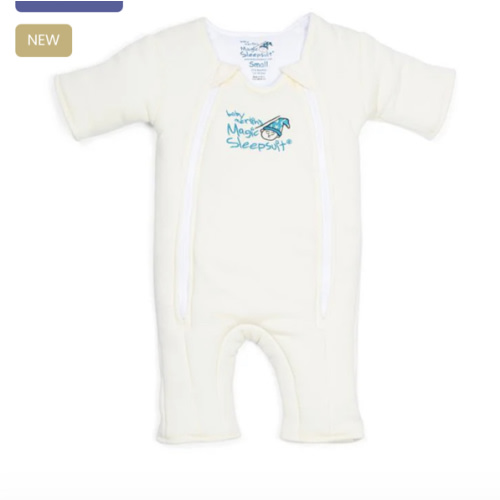 Cream Baby Merlin’s Magic Sleepsuit | Soft 100% Cotton Infant Sleepsuit