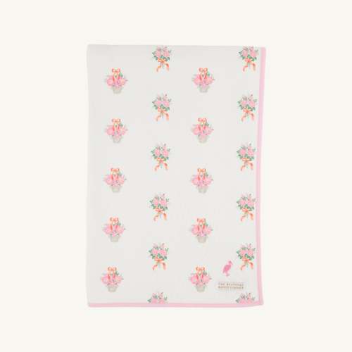 Silent Night Throw - Nonesuch Stems with Sandpearl Pink