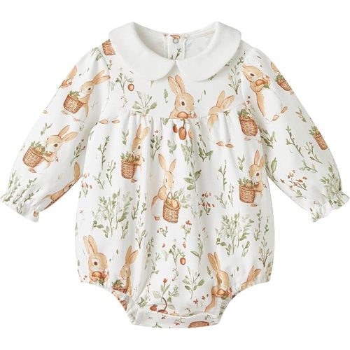 pureborn Baby Boys Girls Bodysuit Super Soft Cotton Romper 0-24 Months