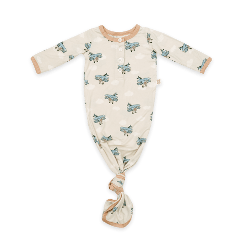 Knotted Gown (Planes) – Snuggle & Slumber