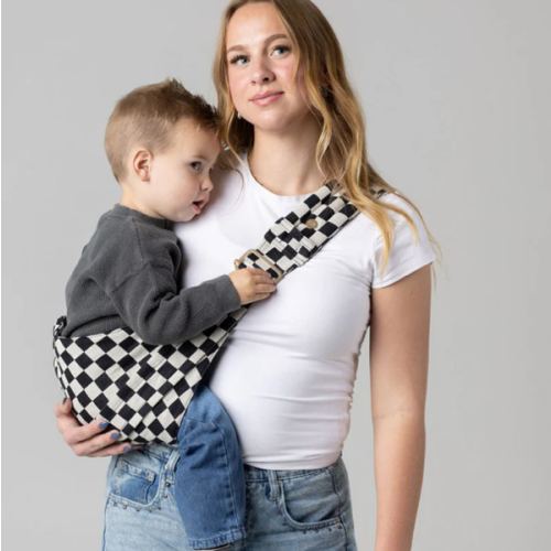 The Monarch Toddler Sling - Ebony Check