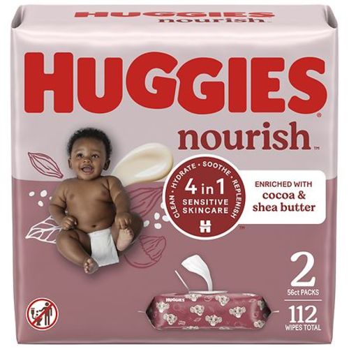 Baby Wipes, Push Button Packs Scented, 112