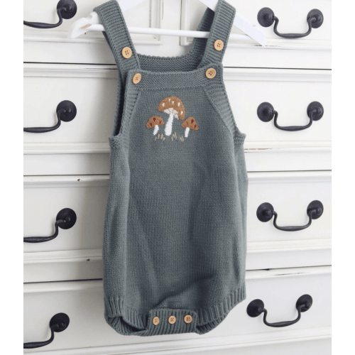 Mushroom dungarees