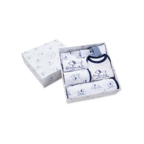 Puppy Toile Printed Gift Box Set
