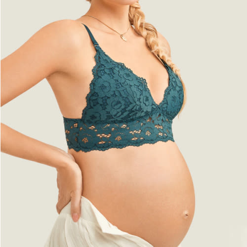 Lace Plunge Nursing Bralette