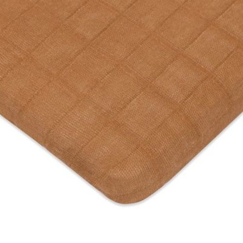 Babyletto All-Stages Bassinet Sheet in GOTS Certified Organic Muslin Cotton - Burnt Sienna