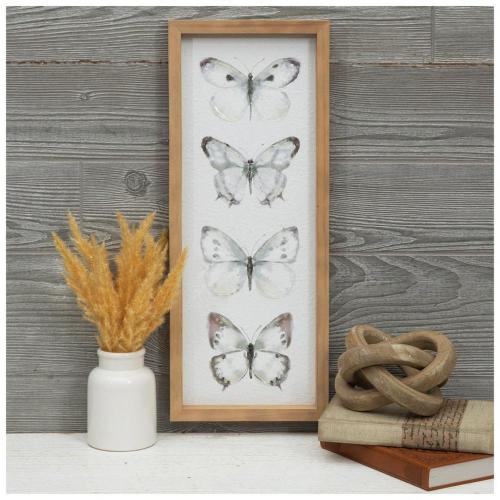 Watercolor Butterflies Wood Wall Decor