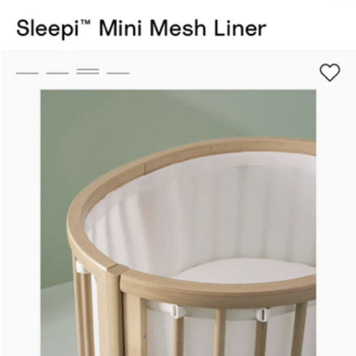 Stokke® Sleepi™ Mini Mesh Liner White