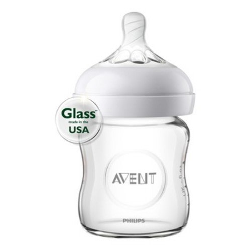 Philips Avent Natural Glass Baby Bottle 4oz