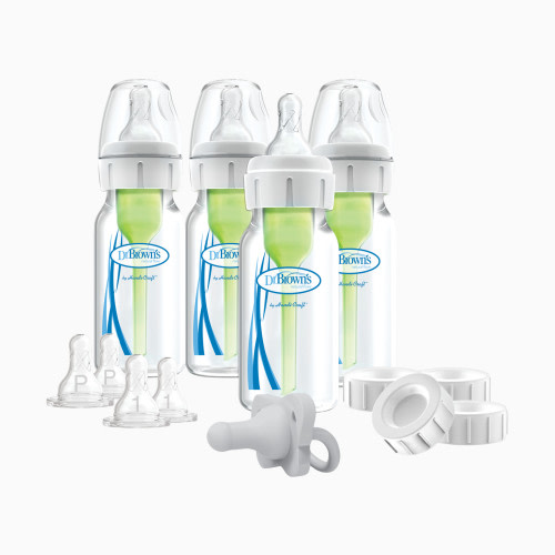 Options+ Narrow Breast To Bottle Slow Flow Set - Clear