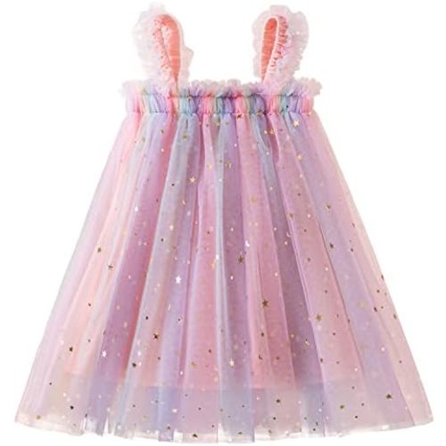 TTYAOVO Baby Girl Summer Tutu Dress Toddler Princess Casual Dresses