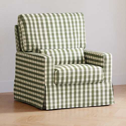 Namesake Crawford Pillowback Comfort Swivel Glider | Ashley