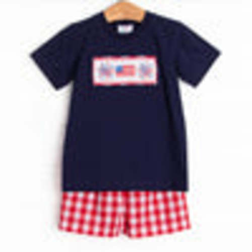 Free to Sparkle Short Set, Navy – Stitchy Fish