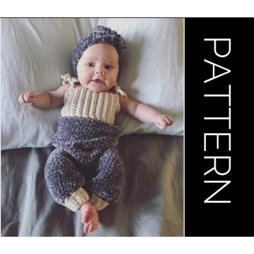 Crochet Baby Romper Pattern: Velvet Jumper (0-6 Months) (PDF Pattern)