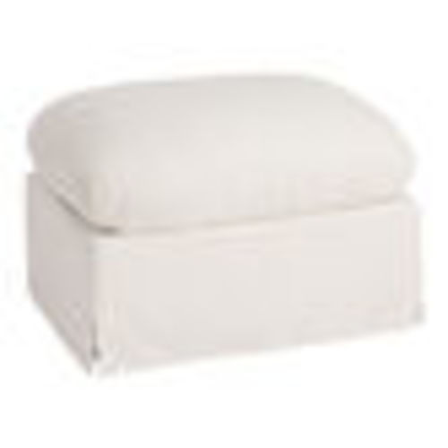 Brynn Feather Filled Swivel Chair Ottoman - World Market