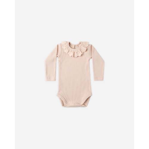 Ruffle Collar Bodysuit || Antique – Quincy Mae