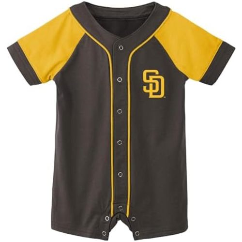 Outerstuff MLB Unisex-Baby Newborn & Infants 0-24 Months Little Slugger Creeper Bodysuit Romper