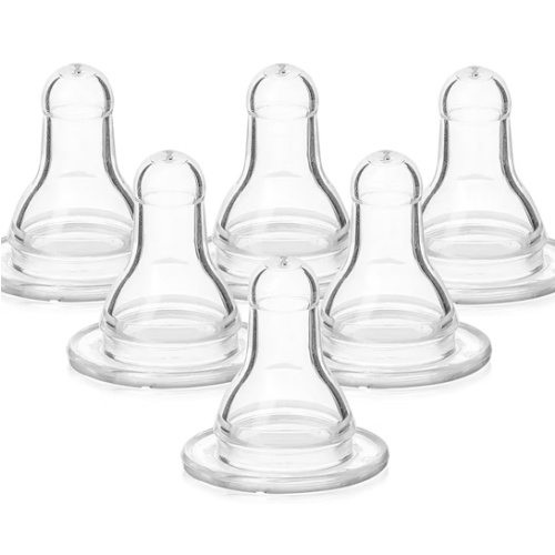 Evenflo Feeding Classic BPA-Free Silicone Medium Flow Nipples - 3 Months+, Clear