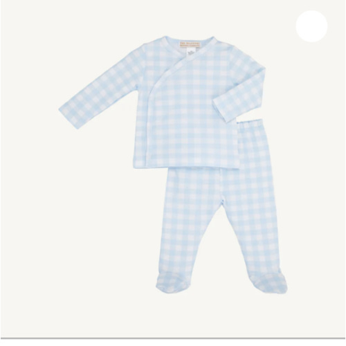 Cameron Cross-Front Set - Buckhead Blue Gingham