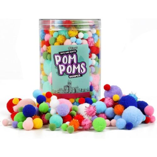 Multicolor Bulk Pom Poms