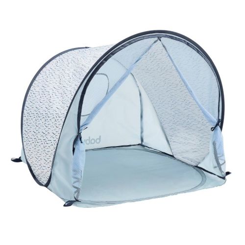 Babymoov Anti-UV Baby Beach Tent Blue Waves: Play Tent With Iron Frame, 33.5 Inches Tall