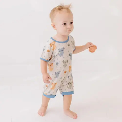 Alotl Smiles Shorty Romper 3-6 months